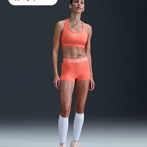 Nike Women's pink 3” shorts